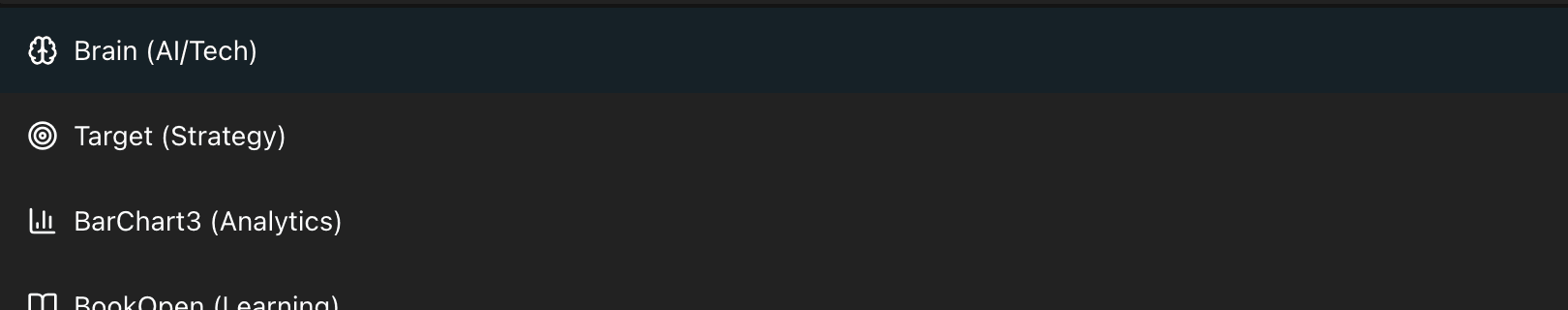 Article's icon selector